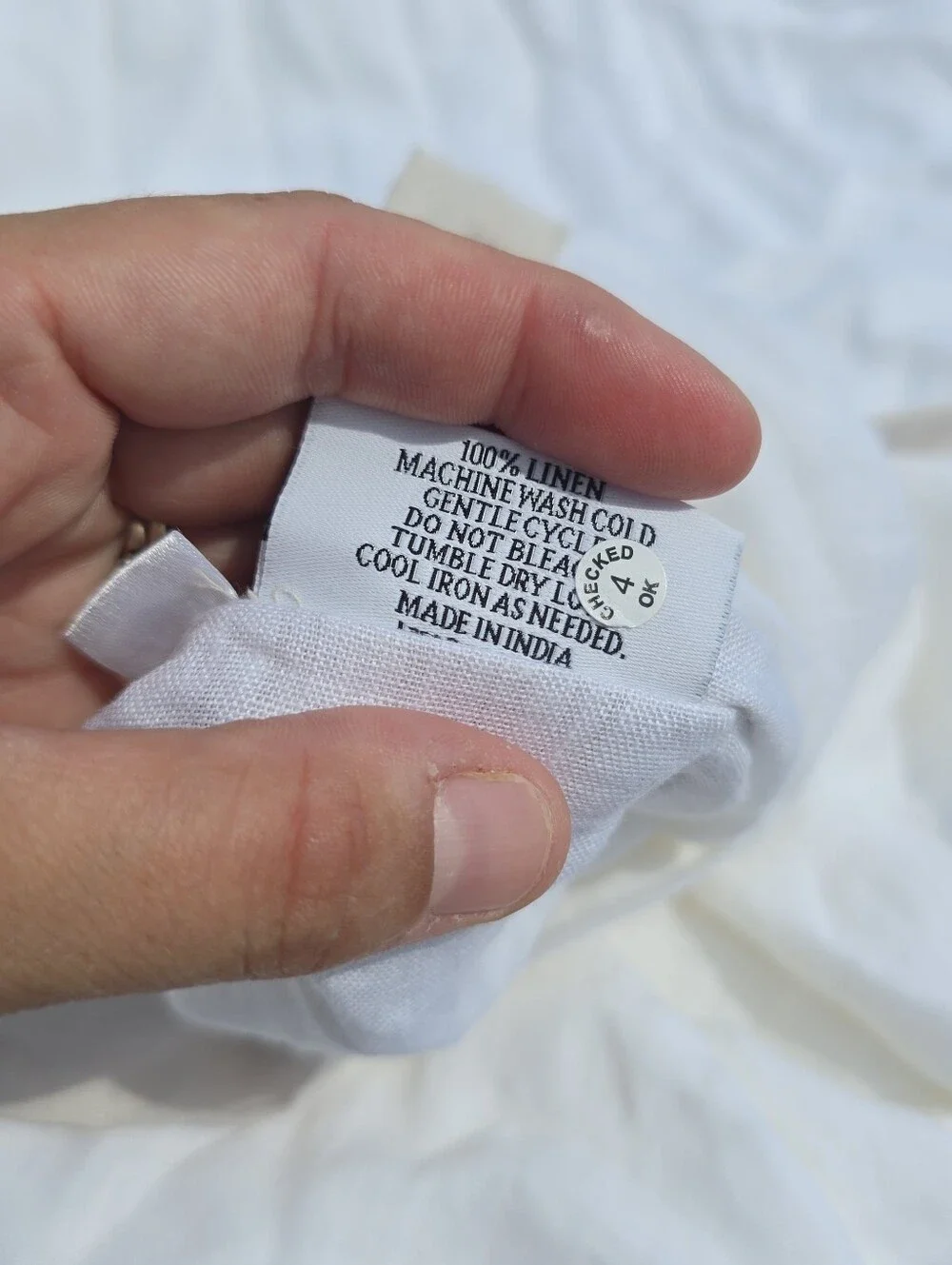 Quince Twin Contrast Flange Duvet Cover Sham Set White Sand European Linen